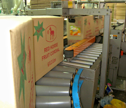 Finished Goods at Conveyor belt