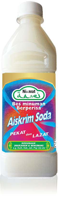 Ni&mat Bes Minuman Berperisa Aiskrim Soda 454ml