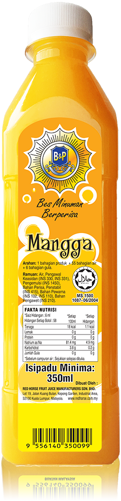 B&P Bes Minuman Berperisa Mangga 350ml