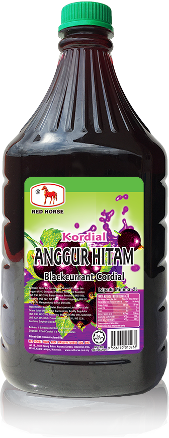 Red Horse Blackcurrant Cordial 2L